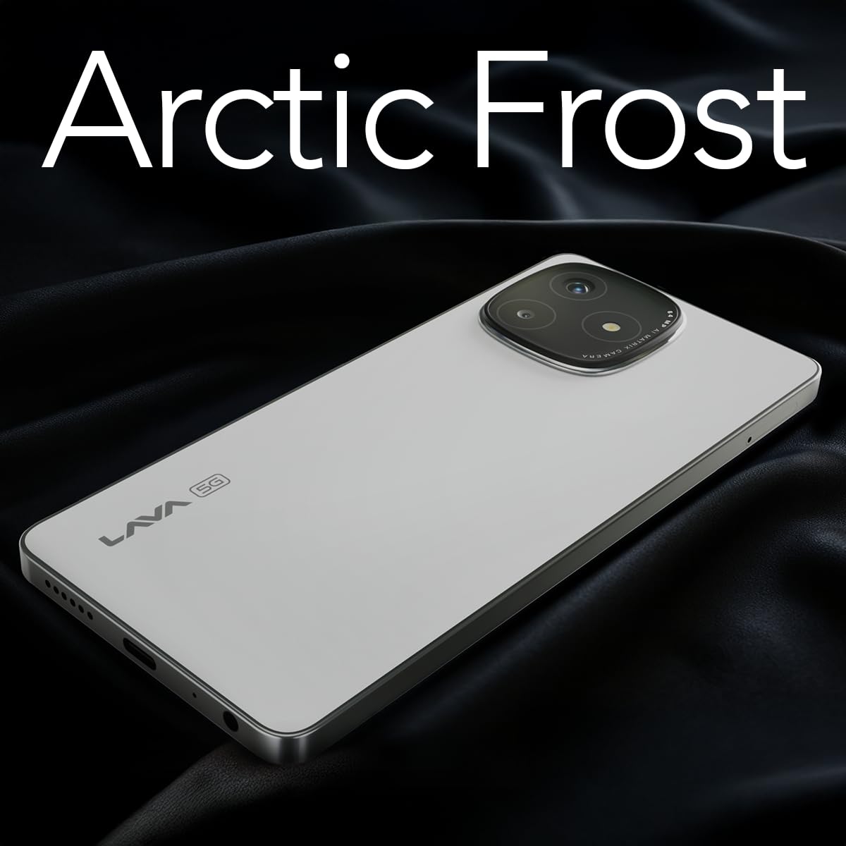 Lava Play Ultra 5G (Arctic Frost, 6+6*GB RAM, 128GB Storage)|MTK D7300 Processor-700K+ Antutu| 6.67" FHD+AMOLED Display | 64MP Camera | UFS 3.1 Storage | 5000mAh Battery-33W fast charging | IP64 Rated