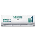Haier 1.5 Ton 3 Star Twin Inverter Split AC (Copper, 5 in 1 Convertible, Anti Bacterial Filter, Cools at 54°C Temp, Long Air Throw - HSU17V-TMS3BN-INV, White)