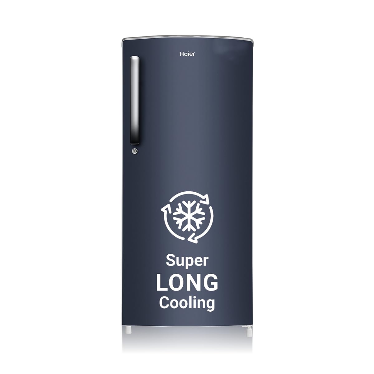 Haier 205 L, 3 Star, Direct-Cool Single Door Refrigerator (HED-213MB-N, Graphite Black)