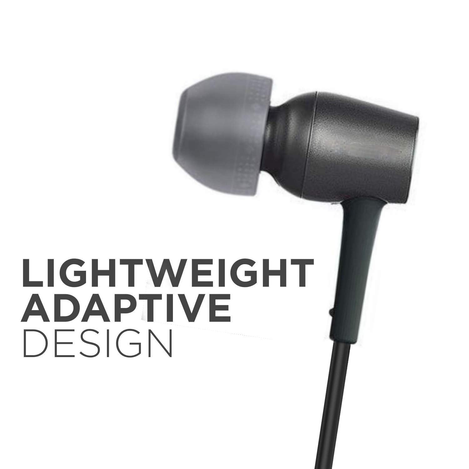 Branded Type C Headphones with Mic, in-Ear Design, 12mm Driver for Deep Bass and Clear Sound, C Type Earphones Wired, Compatible with iPhone, Android Smartphones, Tablets, and USB C Devices (Black)