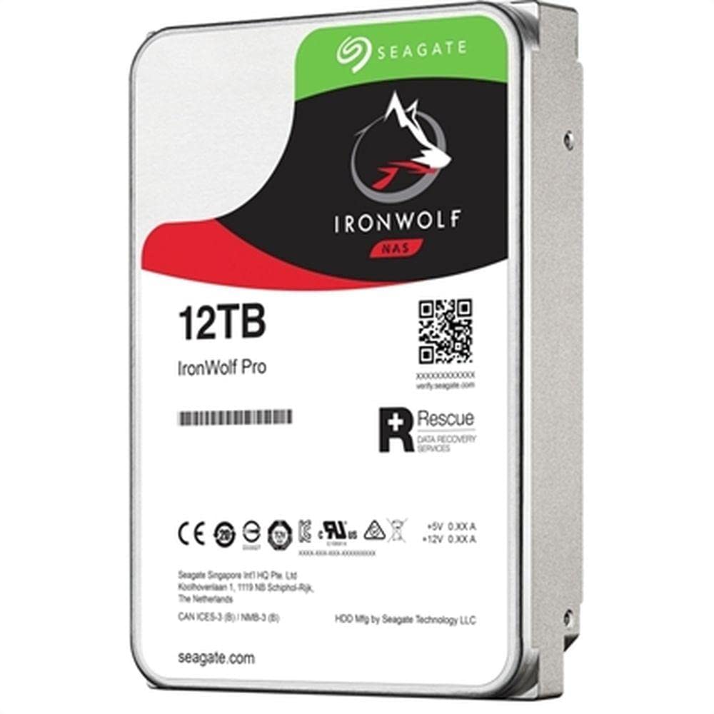 Seagate IronWolf 4TB NAS Internal Hard Drive HDD CMR 3.5 Inch SATA 6Gb/s 5400 RPM 256MB Cache for RAID Network Attached Storage with 3-Years Data Recovery Services (ST4000VN006)