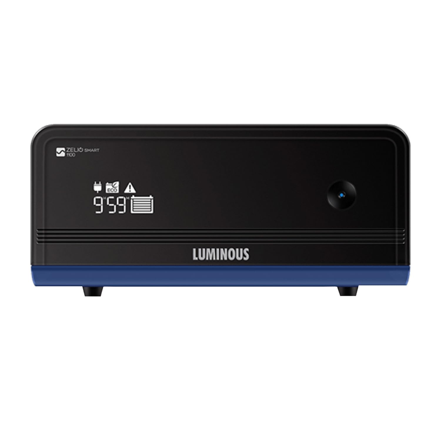 Luminous Zelio+ 1100 Inverter for Home, Office & Shops | 900VA/12V Pure Sinewave | Reliable Power Backup | Reliable Power Backup | LCD Display | Easy Installation | with 36 Months Warranty