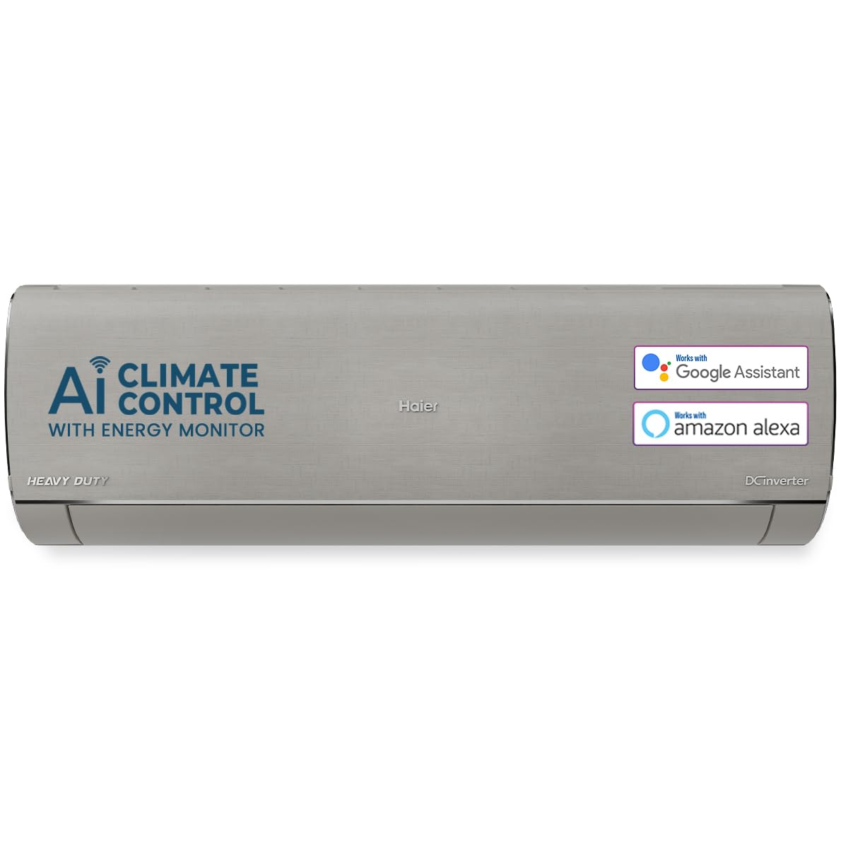 Haier Black Edition 1.5 Ton 5 Star AI Climate Control Smart Split AC (5460 Watts, Copper, HEXA Inverter, Heavy Duty, 4-Way Swing, Frost Clean, HD Filter, Cools at 60°C-HSU19K-PZAIB5BN-INV, Black)