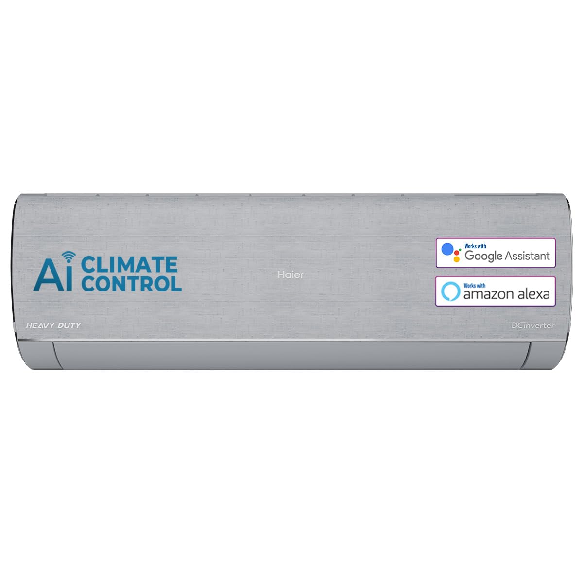 Haier Black Edition 1.5 Ton 5 Star AI Climate Control Smart Split AC (5460 Watts, Copper, HEXA Inverter, Heavy Duty, 4-Way Swing, Frost Clean, HD Filter, Cools at 60°C-HSU19K-PZAIB5BN-INV, Black)