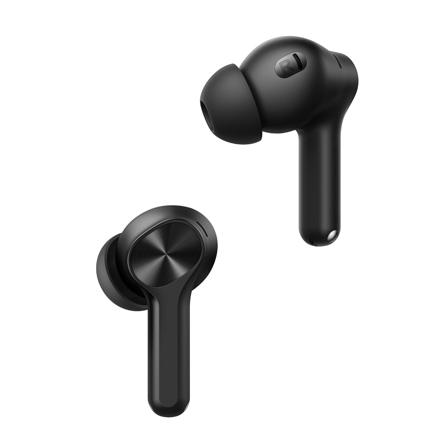 realme Buds T200 Lite Bluetooth in Ear Earbuds,4 Mic, AI ENC for Calls,48 Hours Total Playback with Fast Charging and Low Latency Gaming TWS,Google Fast Pair, with mic (Volt Black)
