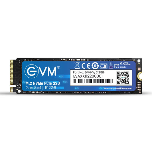 EVM 512GB Gen 3 NVMe (2280) InternalSSD - 3200MB/s Read - PCIe Gen 3x4-5-Year Warranty (EVMNV/512GB)