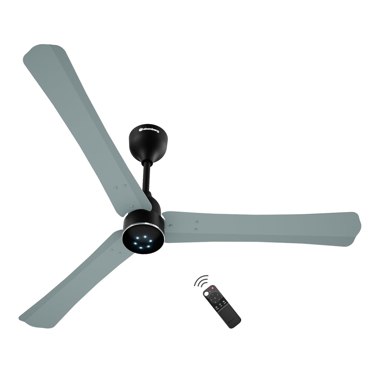 atomberg Renesa Halo Smart Alexa Enabled 1200mm BLDC Ceiling Fan with Remote | 5 star | High Air Delivery | Low noise | LED Speed Indicator | Sleek Design | | 3 Year Warranty| Misty Teal