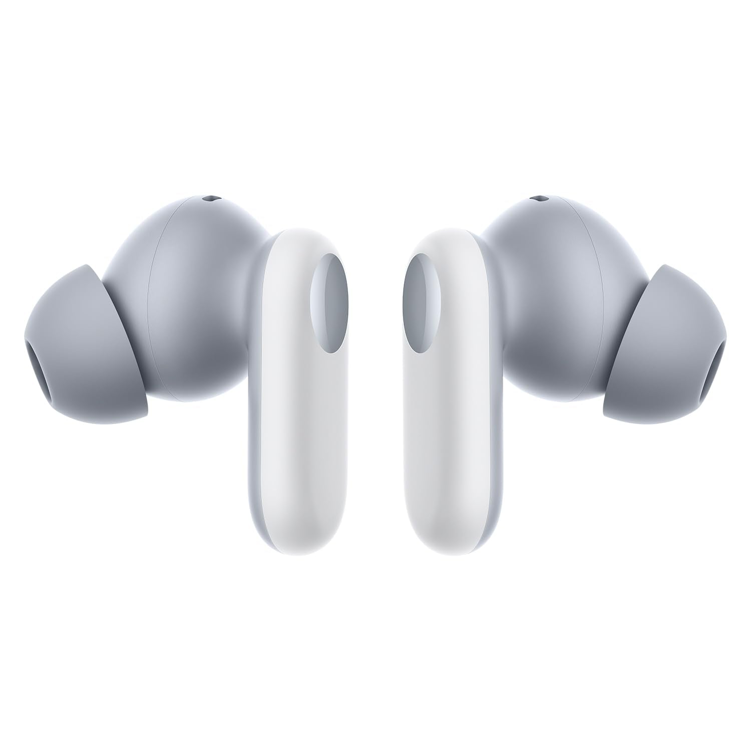OnePlus Nord Buds 2r True Wireless in Ear Earbuds with Mic, 12.4mm Drivers, Playback:Upto 38hr case,4-Mic Design, IP55 Rating [ Misty Grey ]