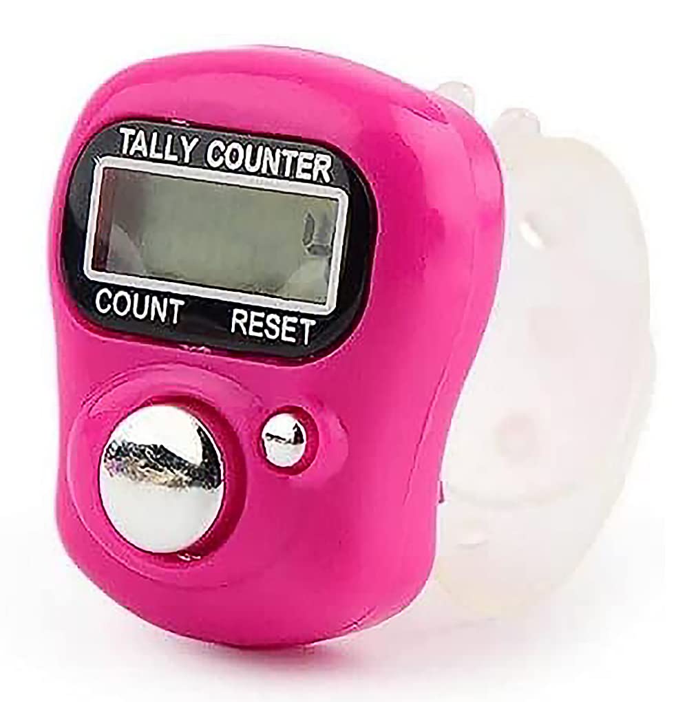 GLUN® Multiuse Finger Counter Portable Hand Finger Counting Machine Digital Head Electronic Tally Counter Pack of 3