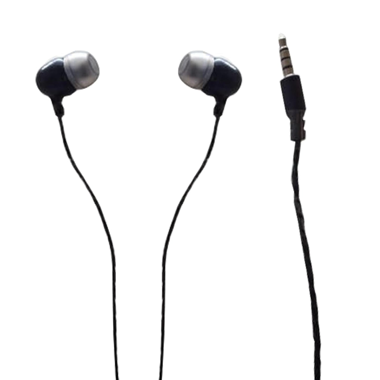 FANCYCAB Wired in Earphones with in-line Mic for Clear Calling | Hands-Free Wired in Earphones | 10mm | Frequency Range – 18-20,000 Hz | Sensitivity – 116 + 3dB | 32 ohms | Wire Length – 13 cm - BLACK