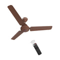atomberg Efficio Alpha 1200mm BLDC Ceiling Fan with Remote Control | BEE 5 star Rated Energy Efficient Ceiling Fan | High Air Delivery with LED Indicators | 2 Year Warranty (Gloss Black)