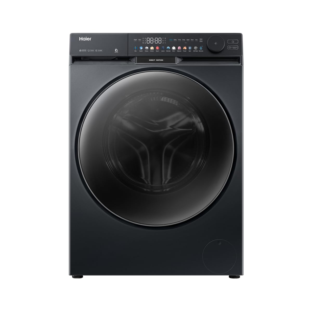 Haier 12kg with Digital color Touch Panel