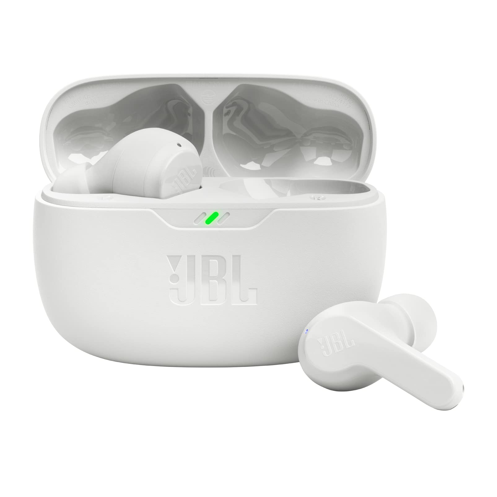 JBL Vibe Beam in-Ear Wireless Earbuds (TWS) with Mic,App for Customized Extra Bass Eq,32 Hours Battery&Quick Charge,Ip54 Water&Dust Resistance,Ambient Aware&Talk-Thru,Google Fastpair (Black)