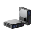 SKULLSAINTS Agni Mini PC – Vibrant LCD Screen, M.2 SSD, Mini Tower with RGB Lights, WiFi 6, 4K UHD, Dual LAN for Home and Office (13th Gen N150, 512, GB, 16, GB)