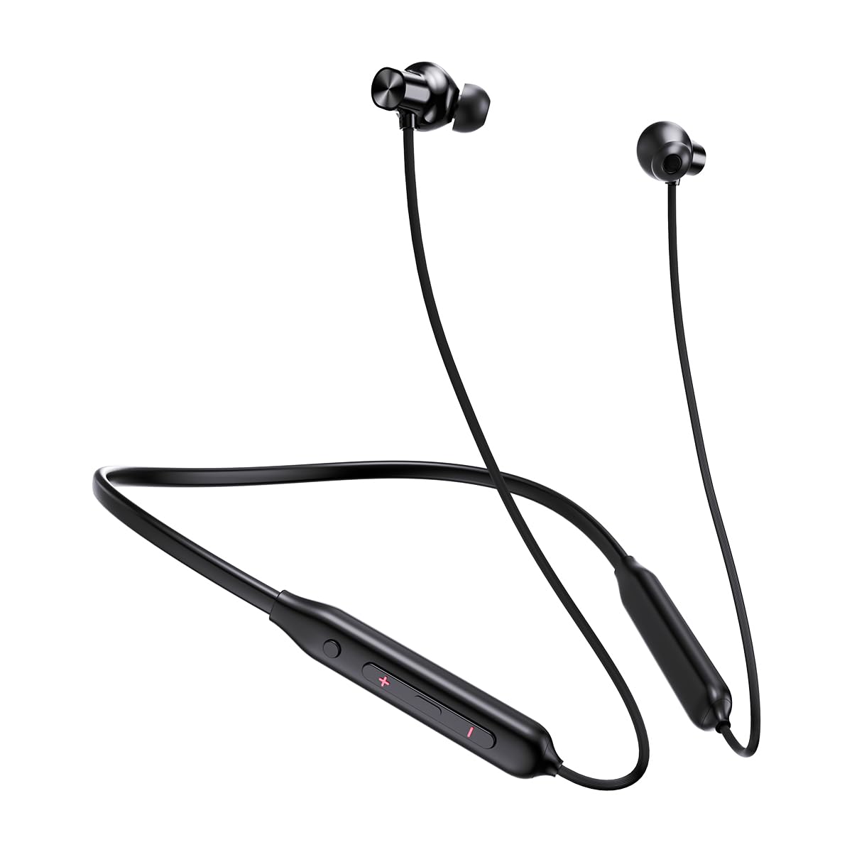pTron Tangent Rush w/ 50Hrs Playtime, Pristine Sound, Dual-Device Pairing, Bluetooth 5.4 Wireless in-Ear Earphones with Mic, Voice Assistant, Type-C Fast Charging & IPX5 Water Resistant (Green)