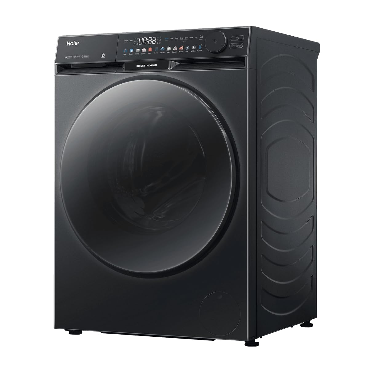 Haier 12kg with Digital color Touch Panel