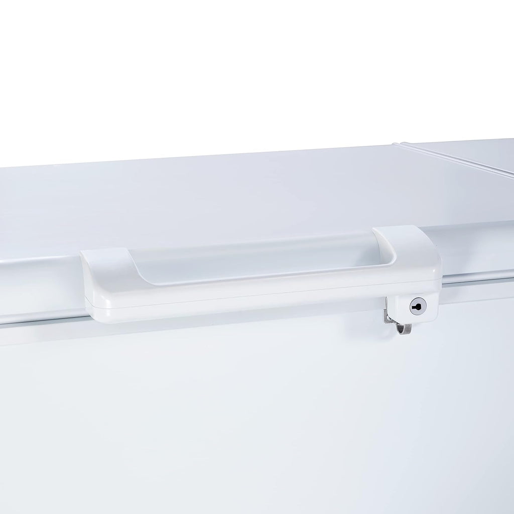 Haier HFC-588M5, 5-Star Rating, Double Door Convertible Deep Freezer, 5-Side Freezing, Dual Condenser, Inside Metal Liner & BEE Recognized Most Energy-Efficient Freezer (White)