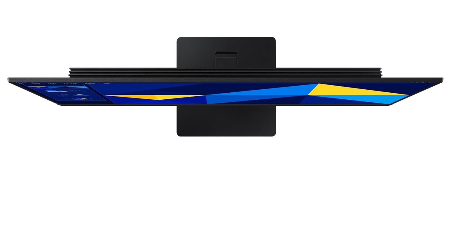 Samsung 24" (60.5 cm) S3 Flat Monitor|Super Slim Borderless Design|IPS Panel|FHD 1920 x 1080|100 Hz|5 ms|Ports-HDMI,VGA|Game Mode|Eye Saver Mode||Wall Mountable|LS24D300GAWXXL|Black