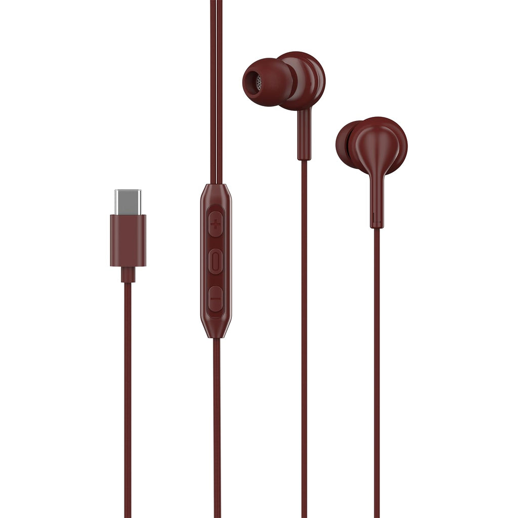 boAt Bassheads 100 C Wired Headphones Earphones with Type-C Jack, in-Line Microphone, in Ear, 10Mm Drivers, Signature Sound, Integrated Controls & Multi-Os Compatibility (Black)