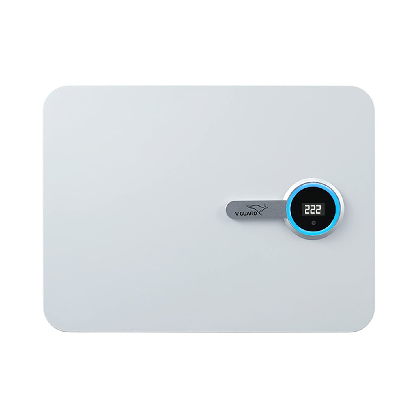 V-Guard iD4 Ace 5540 AC Stabilizer for 1.5 ton Inverter AC | Digital Display with Colour Changing LED Rings | Intelligent Time Delay System| 3 Year Warranty | White (Working Range 130-280 VAC)