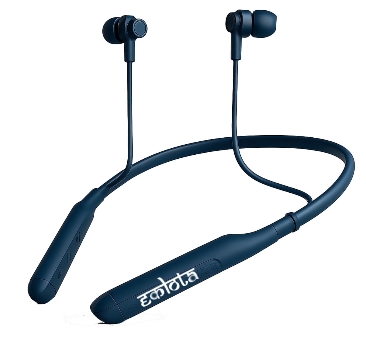 Cintlug Eकlota BT Music Neckband with Mic, Heavy Bass Sound, 40 Hours Battery Up, Low Latency Bluetooth in Ear Headphone, IPX5 (Blue-Btmusic)