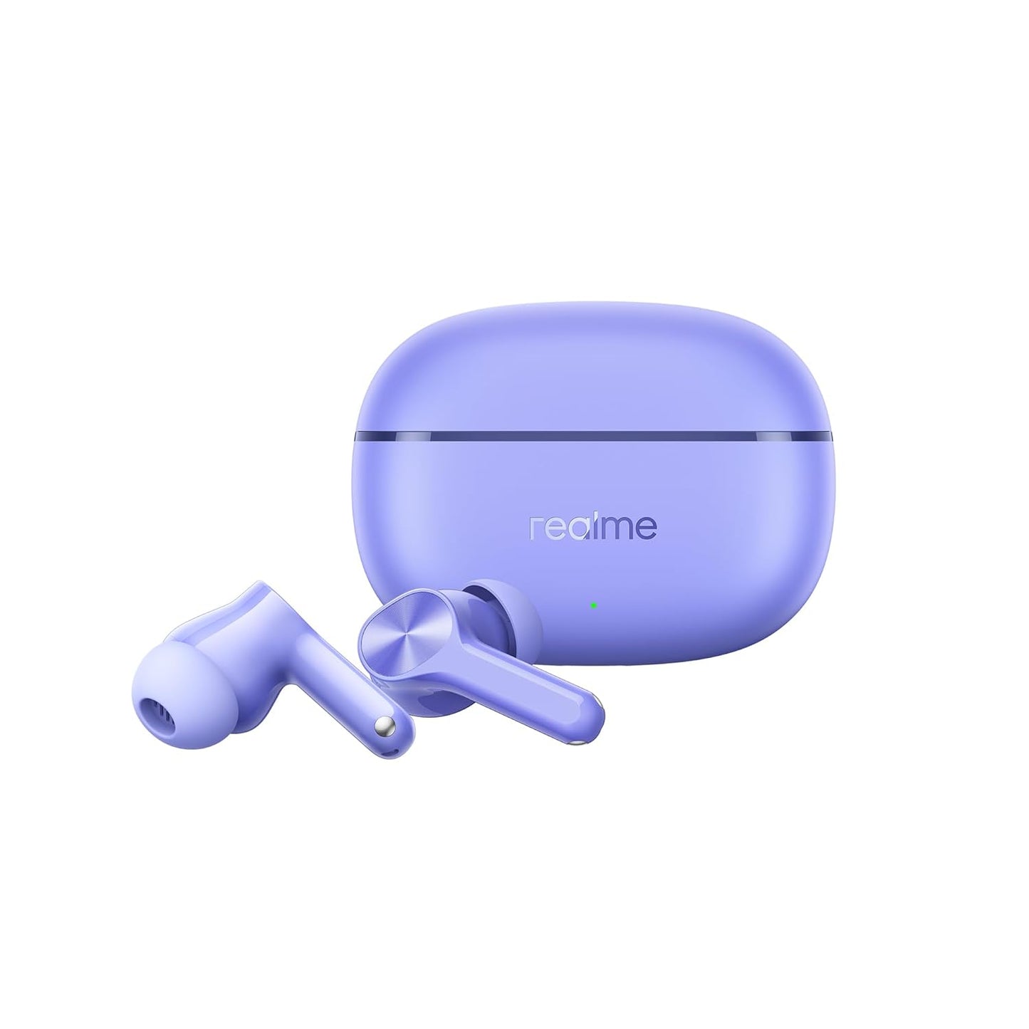 realme Buds T200 Lite Bluetooth in Ear Earbuds,4 Mic, AI ENC for Calls,48 Hours Total Playback with Fast Charging and Ultra Low Latency Gaming TWS,Google Fast Pair,with mic (Aurora Purple)