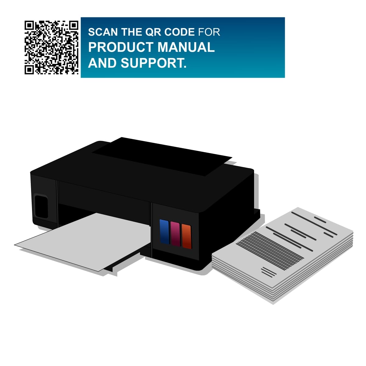 Canon PIXMA MegaTank G3000 All in One WiFi Inktank Colour Printer with 2 Additional Black Ink Bottles for Home and Office