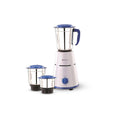 Bajaj GX-1 Mixer Grinder 500W | Superior Mixie For Kitchen | 2-In-1 For Dry Grinding | Blade Function With Titan Motor | 3 Stainless Steel Mixer Jars | 1 Year Product Warranty By Bajaj 【Black】