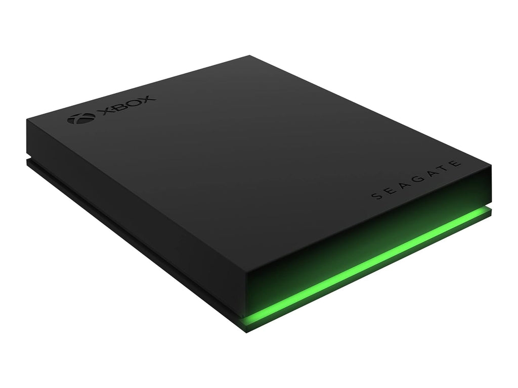 Seagate Game Drive for Xbox 2TB External Hard Drive Portable HDD - USB 3.2 Gen 1, Black with Built-in Green LED bar, Xbox Certified, 3 Year Rescue Services (STKX2000400)