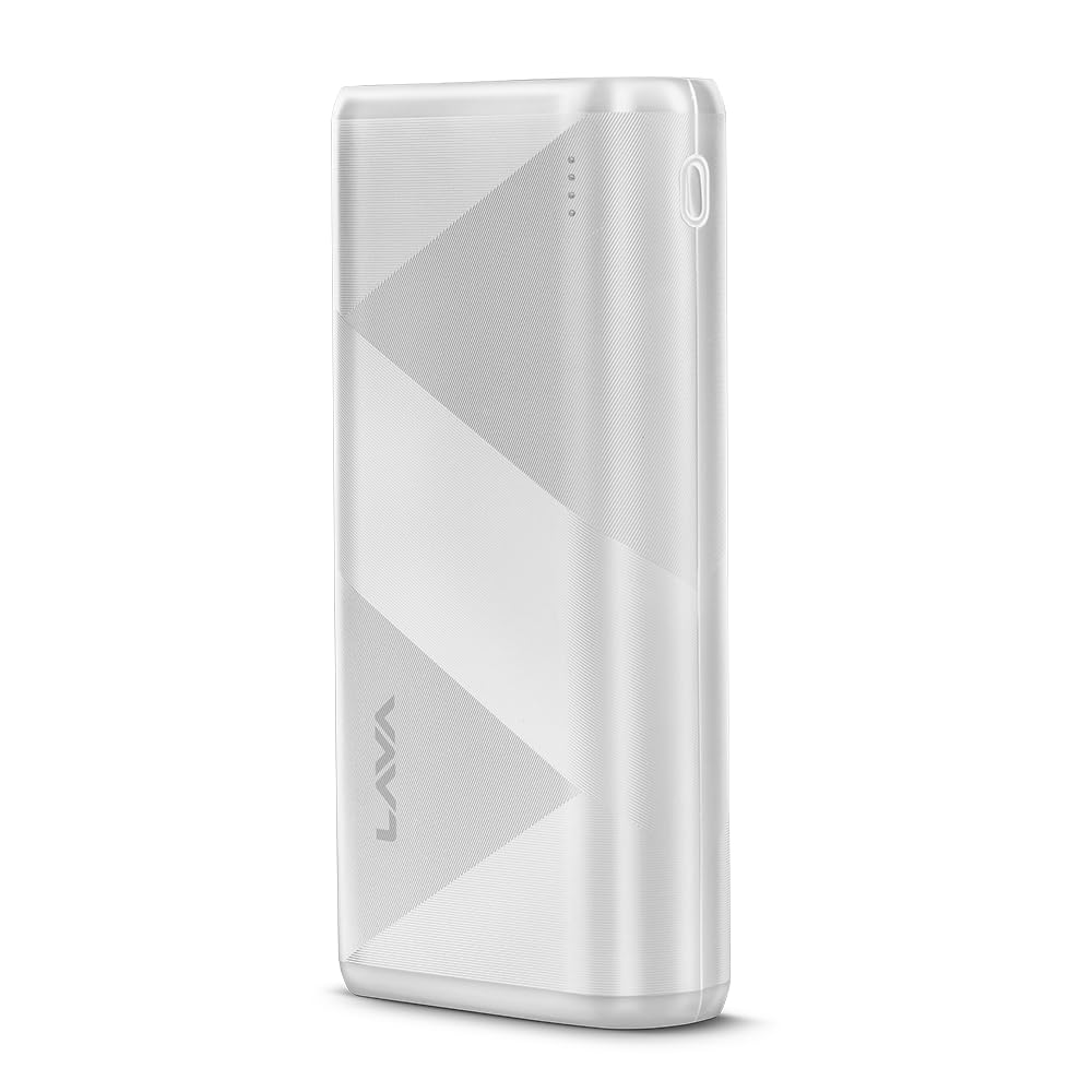 Newly Launched Lava POWERMAX [20000mAh] 22.5W Premium Fast Charging Power Bank with Triple Charging Ports, Superior Graphic Design, Strong Polycarbonate Body & BIS Certified, Made in India (Black)