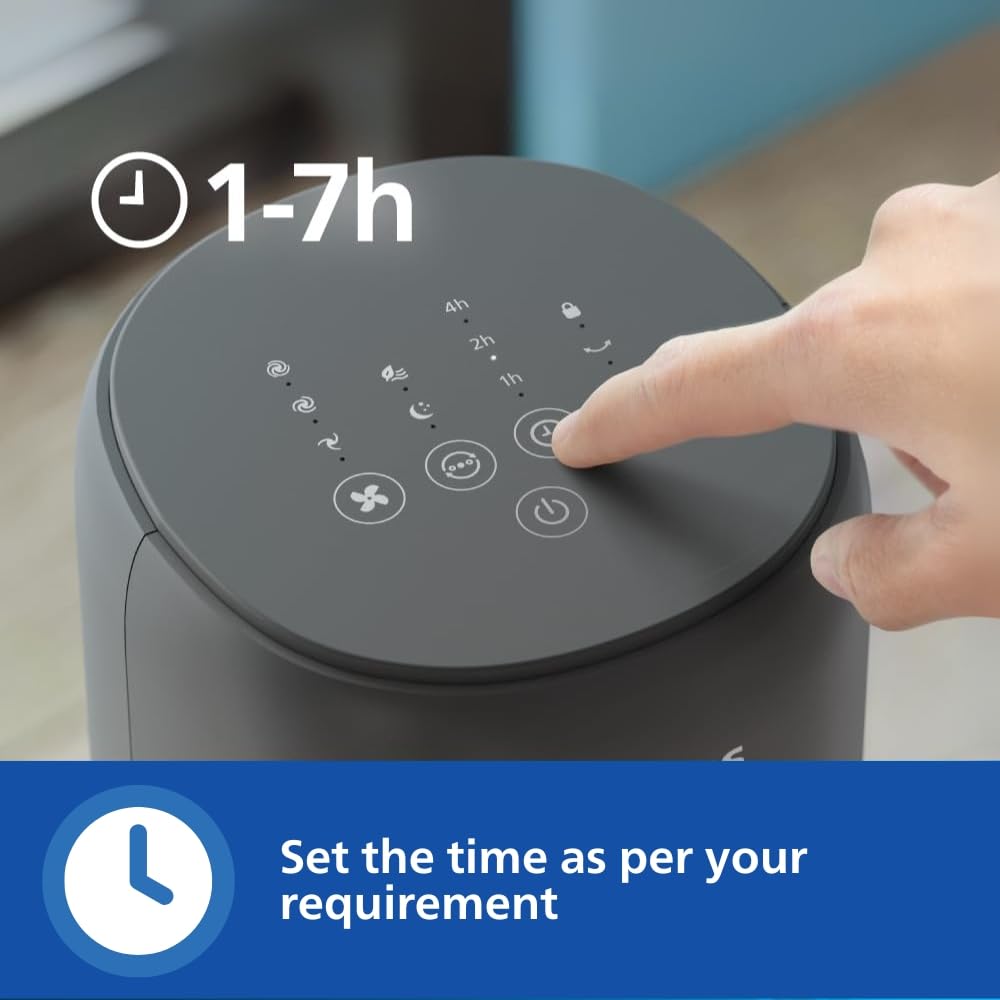PHILIPS CX 5535/11 High Performance Bladeless Technology Tower Fan with Touchscreen Panel and Remote Control, Quiet Operation, Low Power Consumption and Lightweight Portable Body.