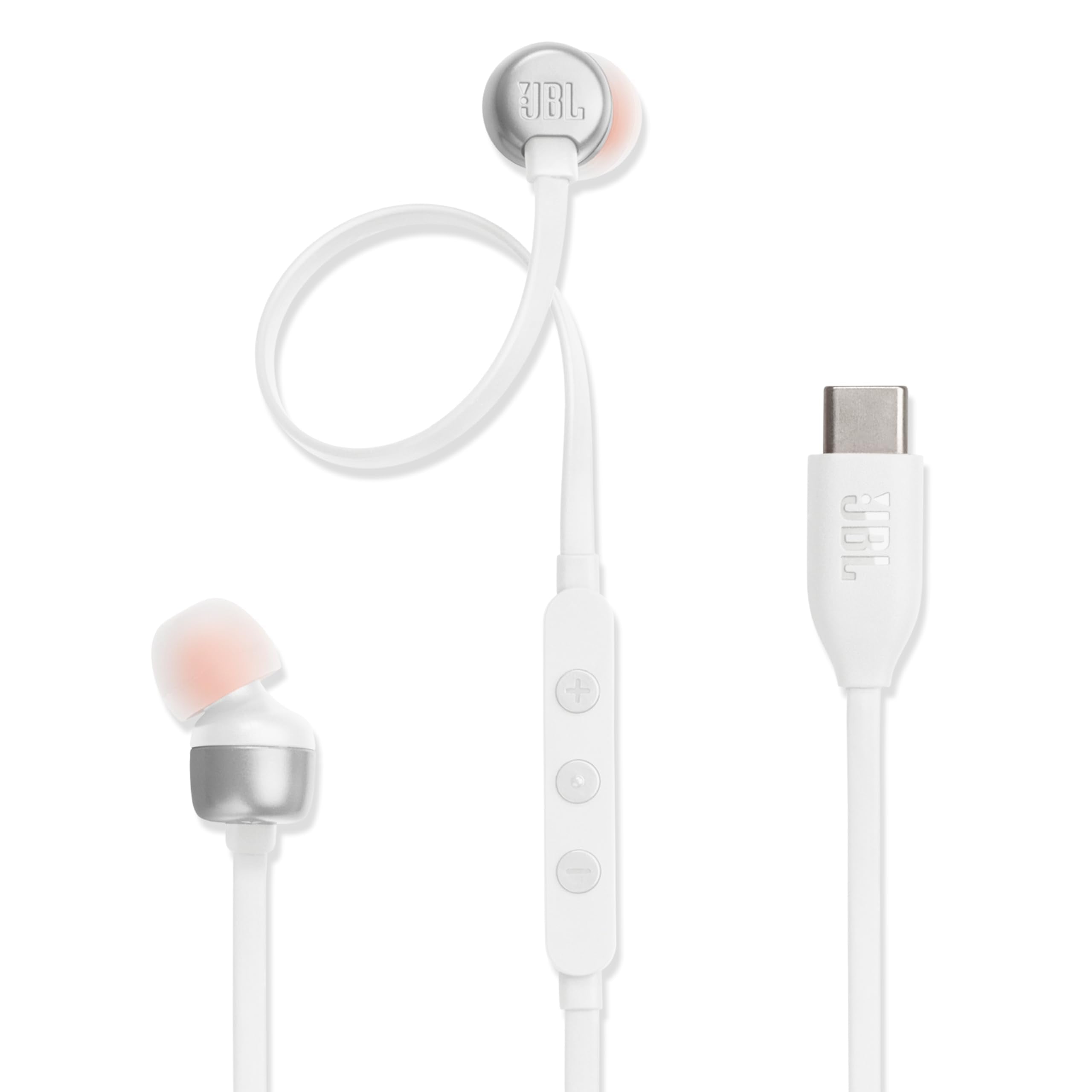 JBL C200SI, Premium in Ear Wired Earphones with Mic, Signature Sound, One Button Multi-Function Remote, Premium Metallic Finish, Angled Earbuds for Comfort fit (Gun Metal)
