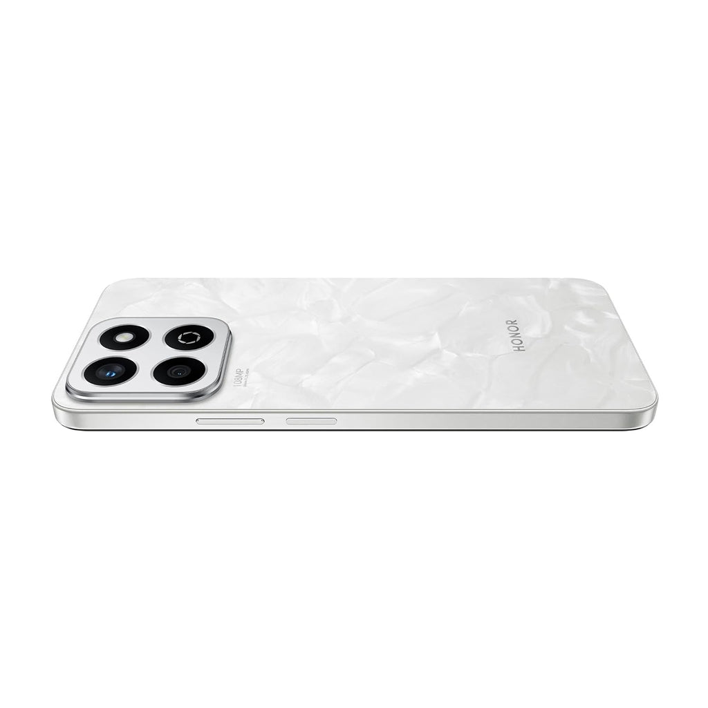 Honor X7c 5G Dual SIM | 16GB (8+8) RAM, 256GB Storage | 50MP AI Camera | 5 Star SGS Certified | IP64 Standards | 120Hz Refresh Rate | 5200mAh Battery | (Moonlight White)