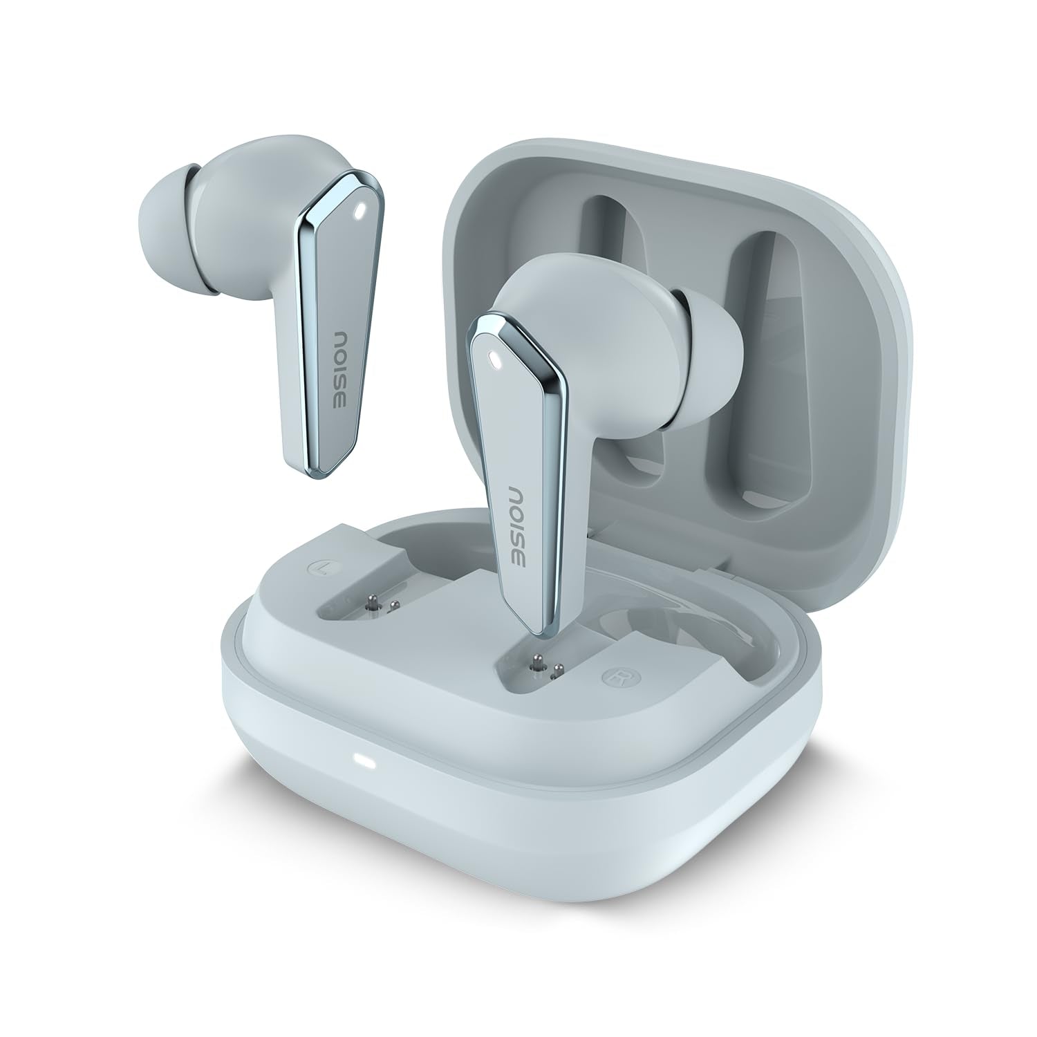 Noise Earbuds N1 Truly Wireless Earbuds with Chrome Finish, 40H of Playtime, Quad Mic with ENC, Ultra Low Latency Gaming (Up to 40 Ms), Instacharge(10 Min=120 Min), Bluetooth V5.3(Forest Green)