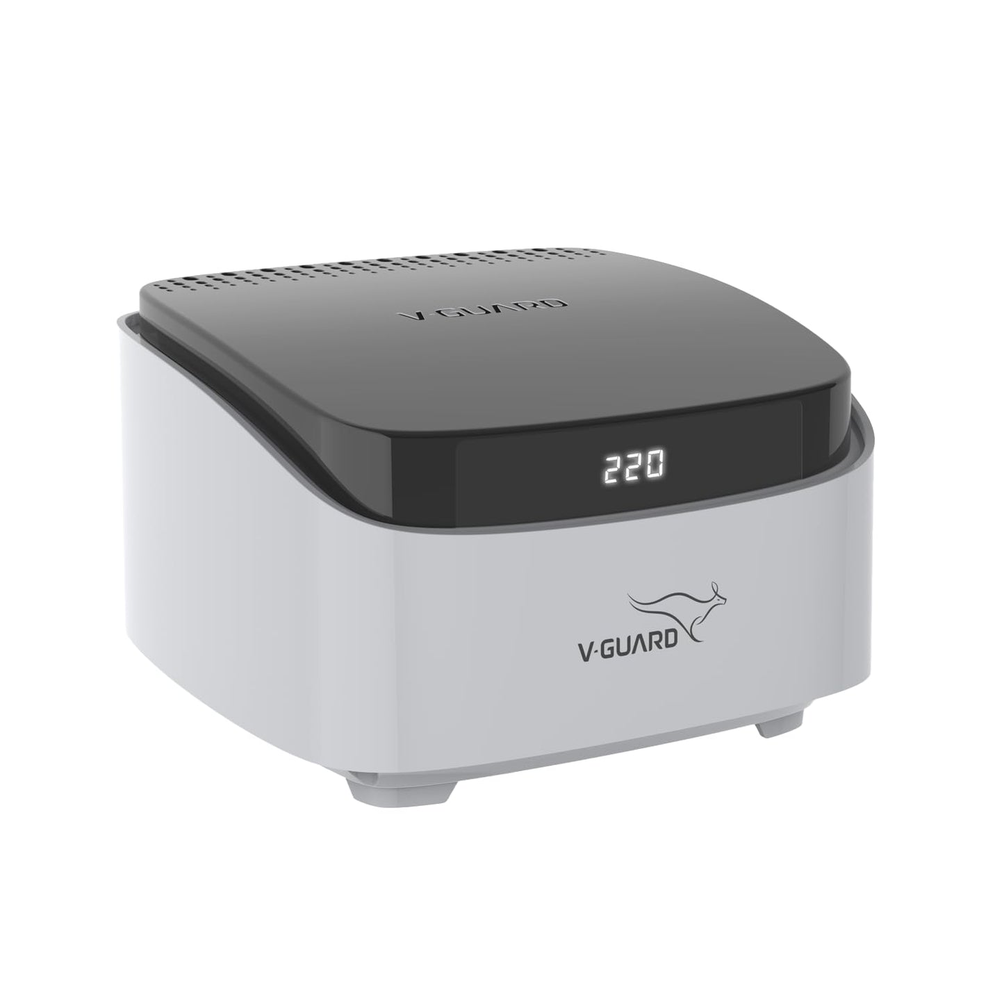 V-Guard Trossia 450 DG Stabilizer for Refrigerator up to 450 Litre | Advance Overheat Protection | 2 A Capacity | Digital Display | 3 Year Warranty by V-Guard | Grey (Working Range:125-290 VAC)