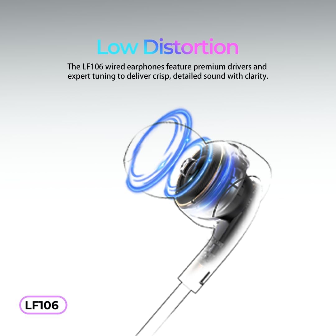 Branded Original Type C Headphones with Mic, in-Ear Design, 10mm Driver for Deep Bass and Clear Sound, Nylon Braided Wired, Compatible with Samsung Type-C Devices (Black)