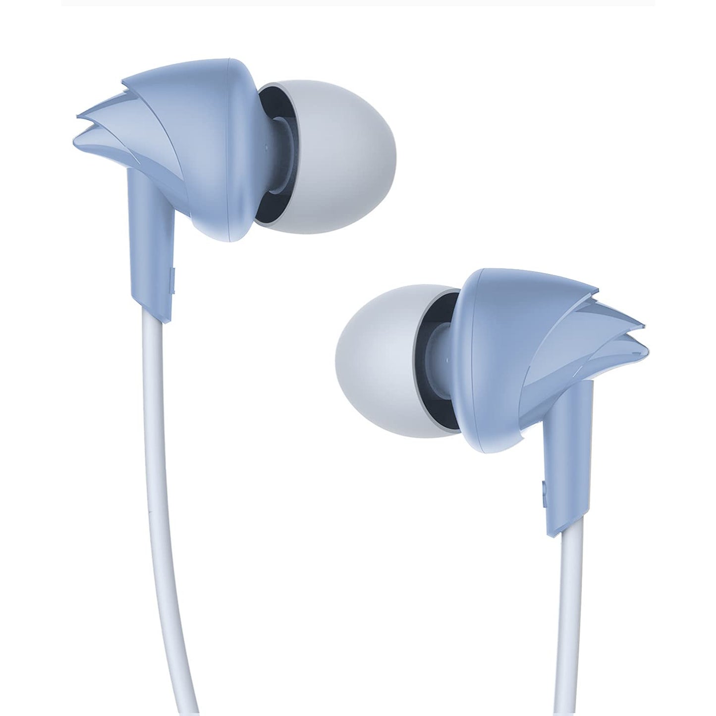 boAt Bassheads 100 in Ear Wired Headphones with Mic (White)