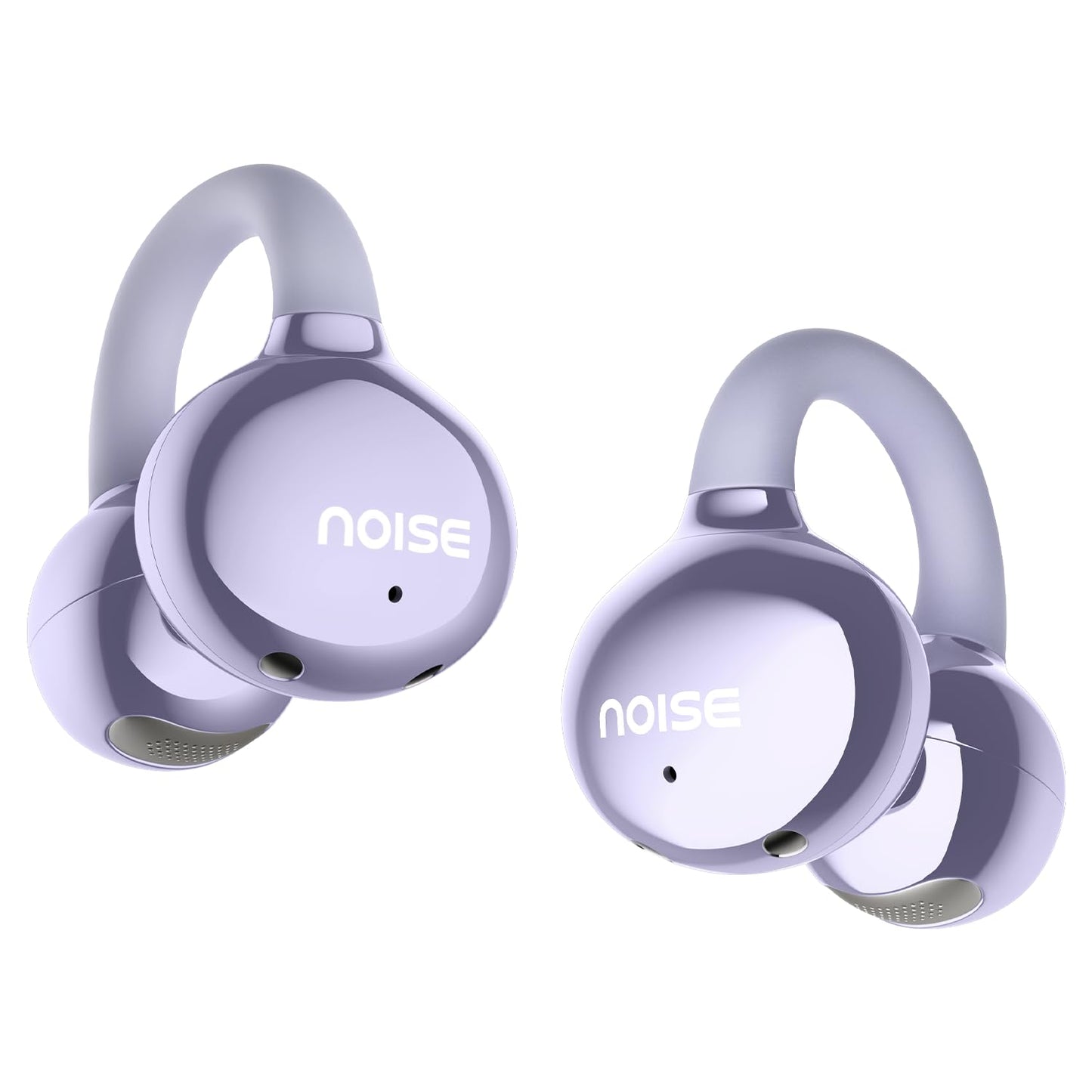 Noise Pure Pods Wireless Open Ear Earbuds with AirWave™ Technology,Up-to 80H Playtime,Quad Mic with ENC,16mm Neodymium Dynamic Driver,Detachable Pure Band,BTv5.3 (Power Black)