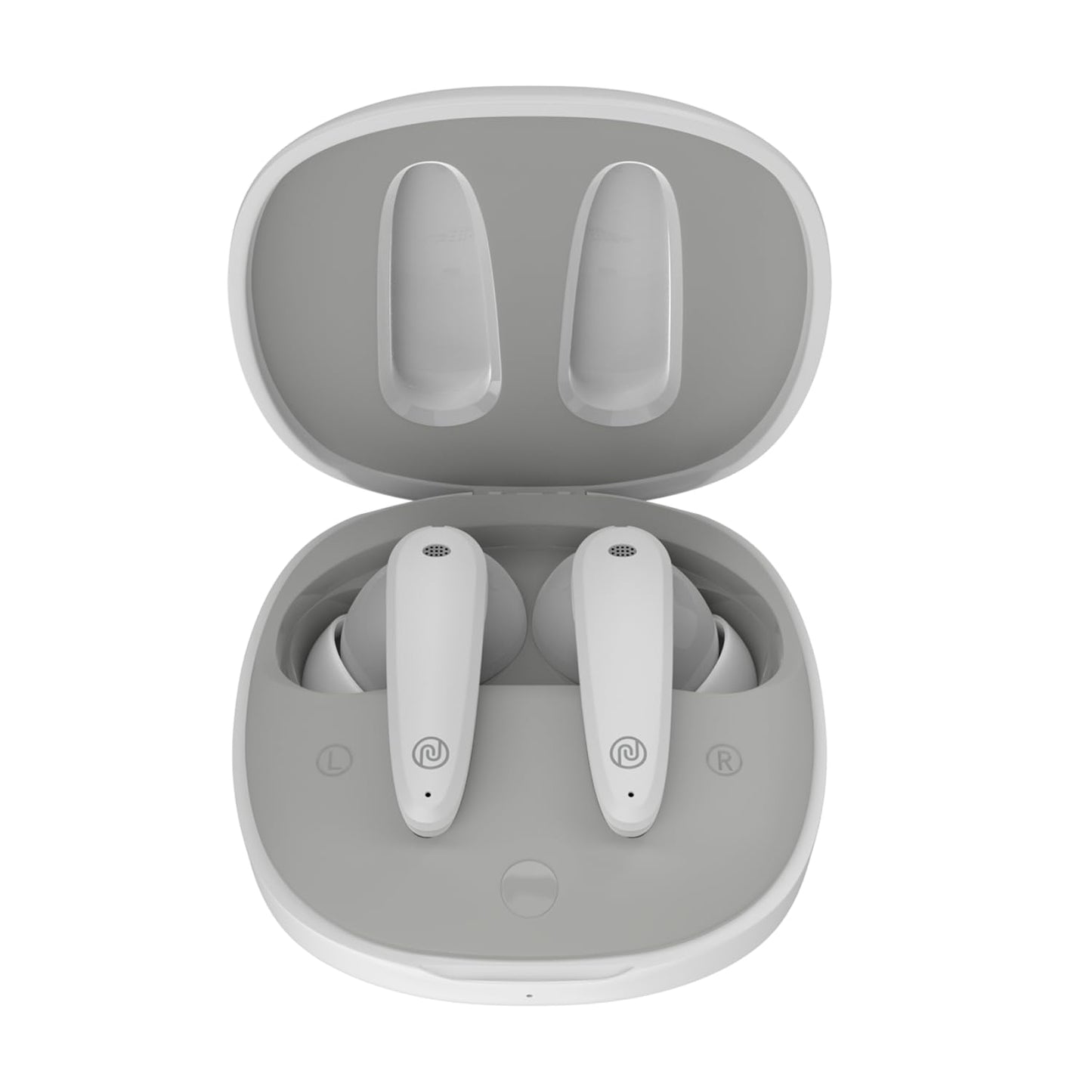 Noise Buds VS404 in Ear Truly Wireless Earbuds with 50H of Playtime,3 EQ Modes, Quad Mic with ENC, Instacharge(10 Min=200 Min),10mm Driver, BT v5.3 (Snow White)