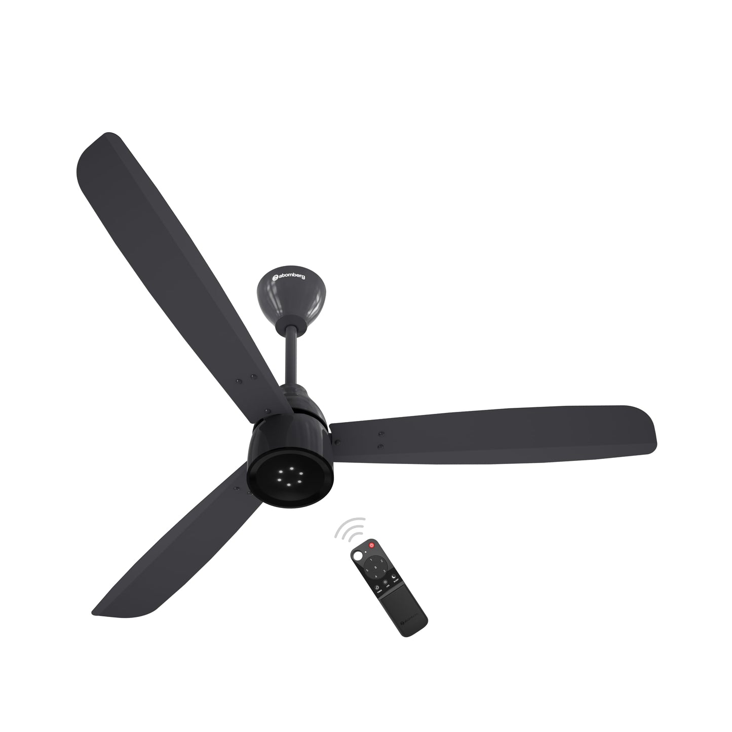 atomberg Renesa Enzel 1200mm BLDC Ceiling Fan with Remote Control | 5 star Rated Energy Efficient Fan | High Air Delivery with LED Indicators| 3 Year Warranty (Honey Maplewood)-Newly Launched in 2025