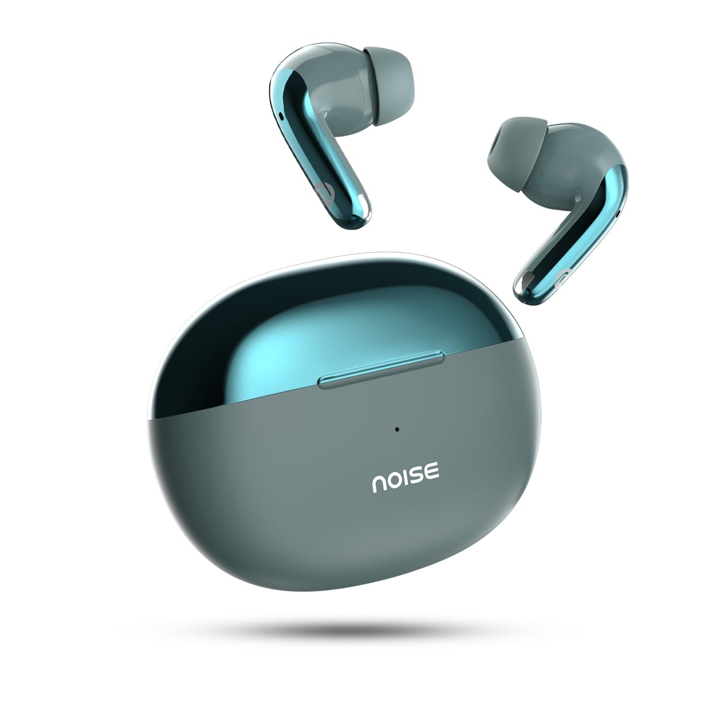 Noise Buds Verve 2 in-Ear Truly Wireless Earbuds with Chrome Finish, 50H of Playtime, Quad Mic with ENC, 13mm Driver, Instacharge(10 min=200 min), BT v5.3(Carbon Black)