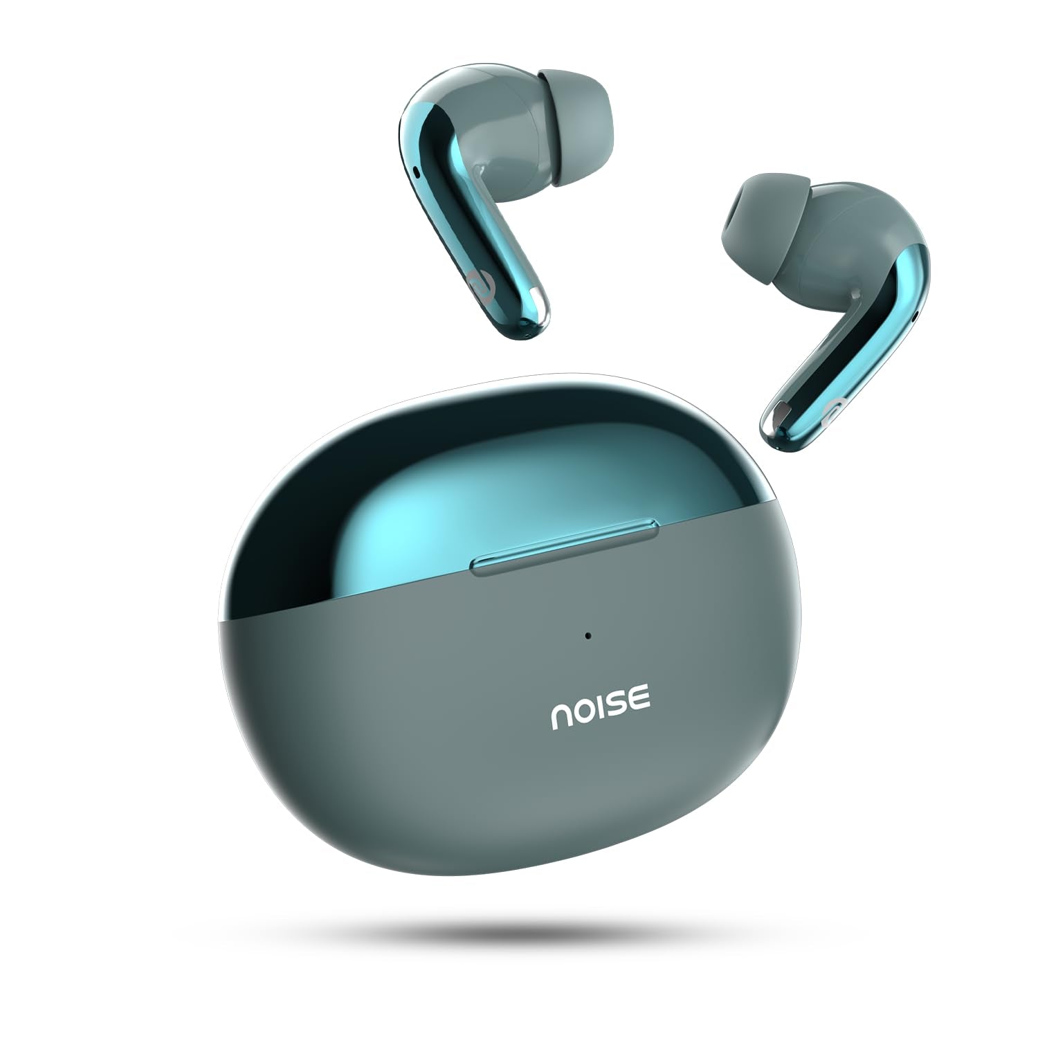 Noise Buds Verve 2 in-Ear Truly Wireless Earbuds with Chrome Finish, 50H of Playtime, Quad Mic with ENC, 13mm Driver, Instacharge(10 min=200 min), BT v5.3(Carbon Black)