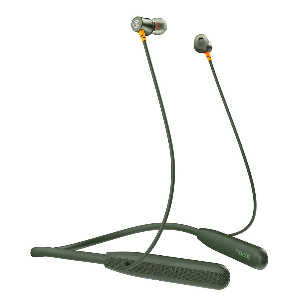 Noise Newly Launched Airwave Bluetooth in Ear Neckband with 50H of Playtime, 3 EQ Modes, ENC for Calling, Low Latency(Upto 50ms), 10mm Driver, BT v5.3(Jet Black)