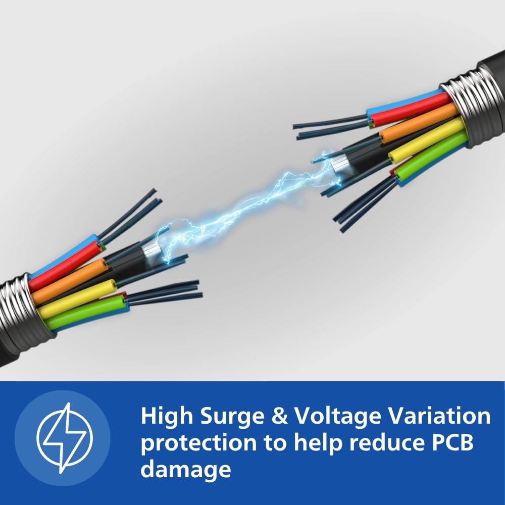 Philips HD4934/00 1300W Induction Cooktop with Triple MOV for 4kW surge protection with soft touch control | 7 Preset Menus | 3 Years warranty on Coil