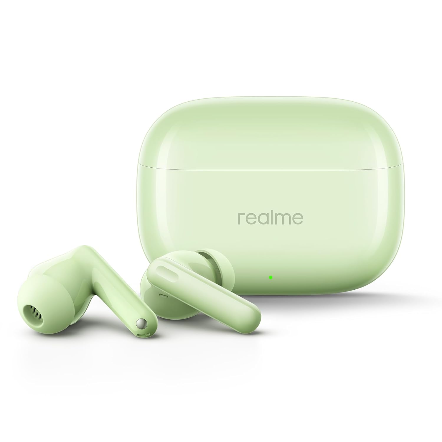 realme Buds N1 True Wireless in-Ear Earbuds with 46dB Hybrid ANC, 360° Spatial Audio, 12.4mm Dynamic Bass Driver, Upto 40Hrs Battery and Fast Charging (Energizing Green)