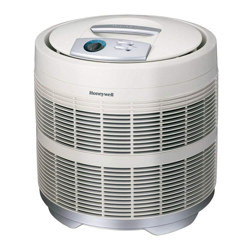 Honeywell Air Purifier for Home & Office, 3-in-1 filter - Pre-Filter, H13, Activated Carbon Filter, Removes 99.99% Pollutants, Allergens, Pet Danger, Smoke, Dust & Pollens - Air touch V1