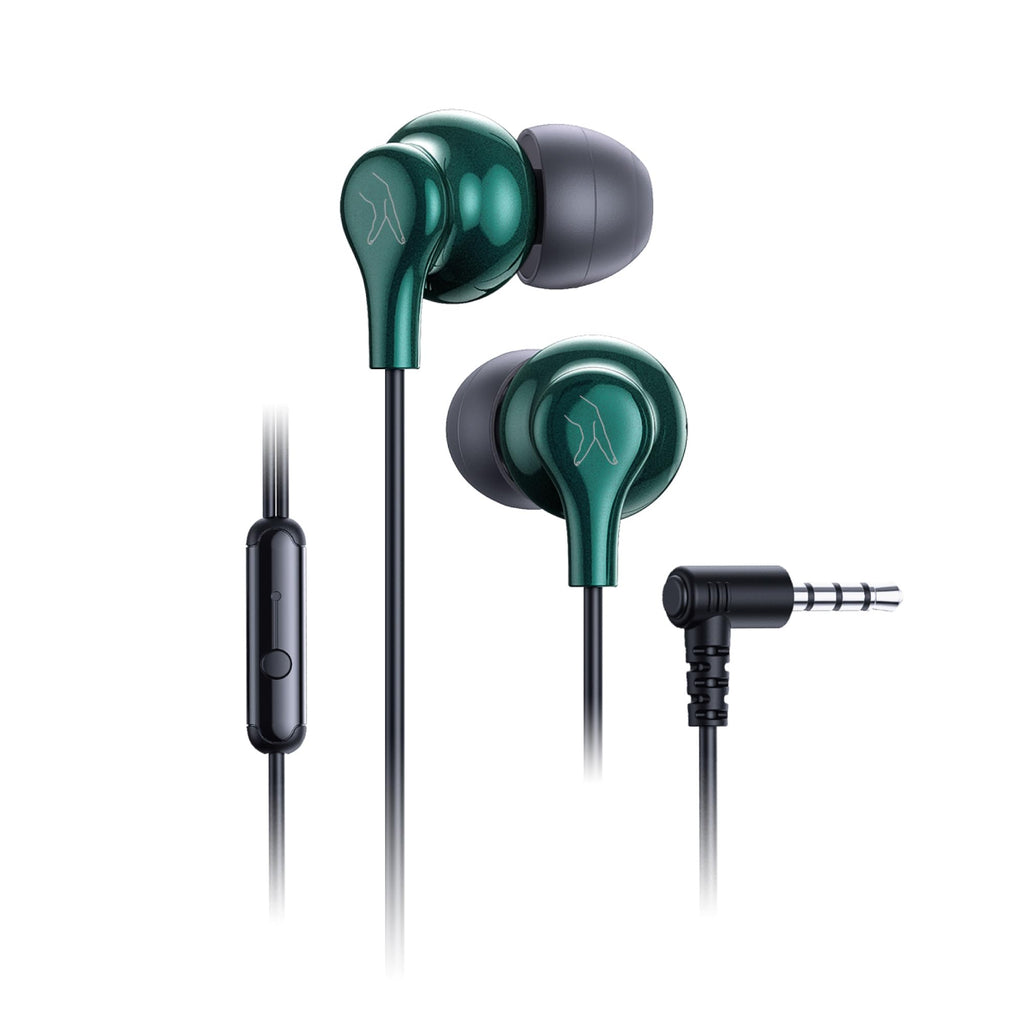 FINGERS SoundBoss Wired Earphones (with in-Built Mic, Sturdy Cable and L-pin Connector)- Burgandy