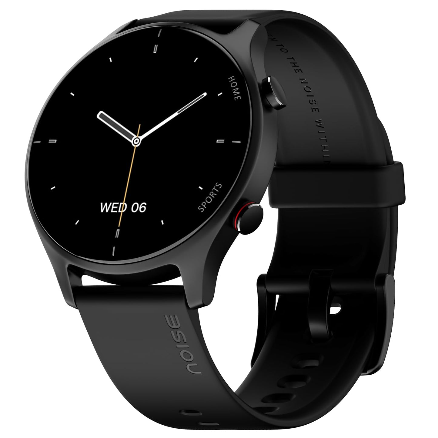 Noise Twist Round dial Smart Watch with Bluetooth Calling, 1.38" TFT Display, up-to 7 Days Battery, 100+ Watch Faces, IP68, Heart Rate Monitor, Sleep Tracking (Jet Black)