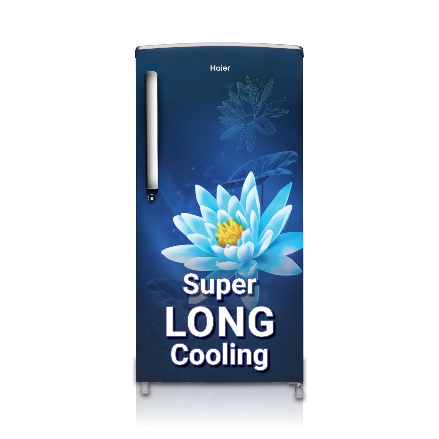 Haier 175 L, 2 Star, Direct-Cool Single Door Refrigerator (HED-182ML-N, Marine Lotus)