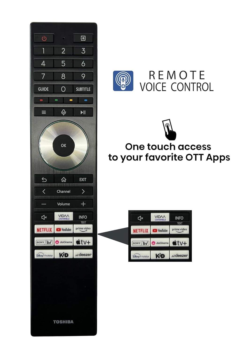 TOSHIBA 215 cm (85 inches) C380RP Series 4K Ultra HD Smart LED TV 85C380RP